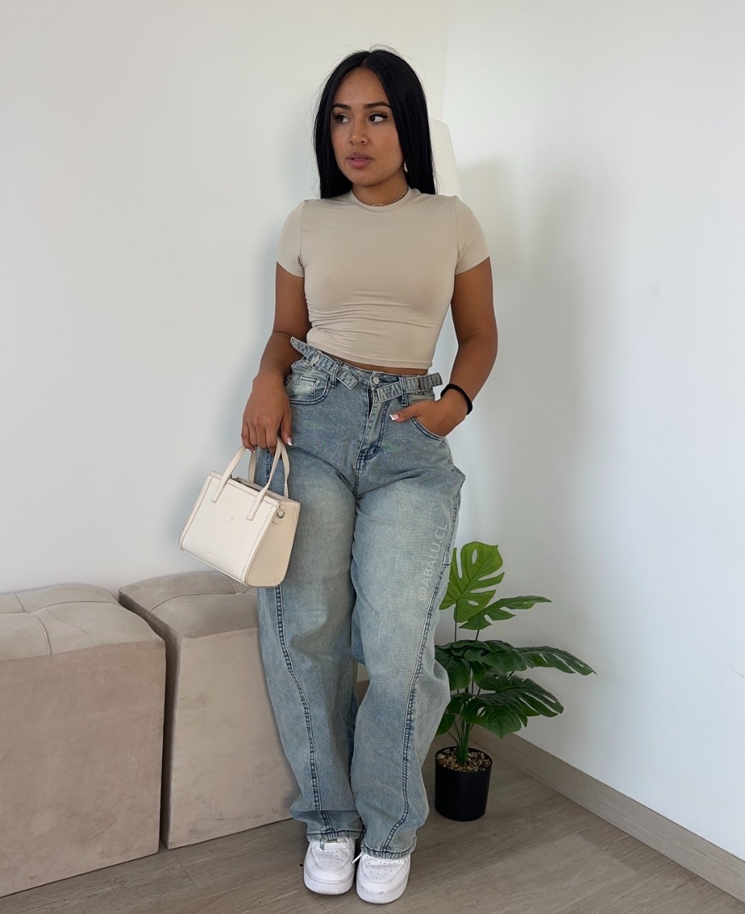 Baggy Jeans - Celeste deslavado